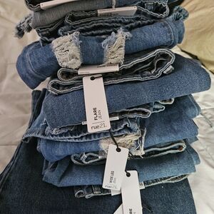 Rue21 Women's Blue Flare Jeans